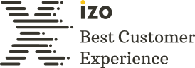 IZO Best Customer Experience Logo